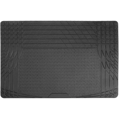 Image de Sakura SS5125 Tapis de Coffre Noir en Caoutchouc pour Protéger la Moquette votre Véhicule 120 x 80 cm Convient à Toutes les Voitures Couper l’Ajuster