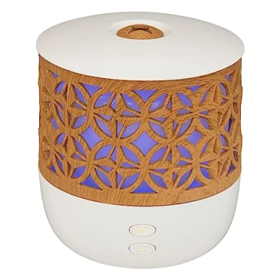 Image de Atmosphera Diffuseur d&#039;huiles essentielles Blanc &amp; Effet Bois 100 ML