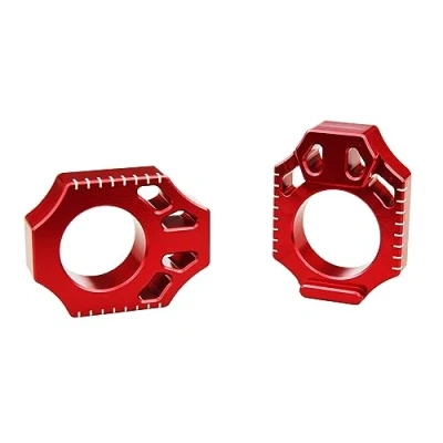 Image de SCAR Tendeurs de chaine Roue Compatible avec HONDA CR 125 CRF 250 450 CRFX CR125 CR250 CRF250R CRF450R CRFL 02 23 Rouge