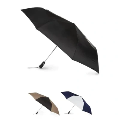 Image de Totes Parapluie de golf à ouverture automatique, Noir, Taille unique, aoc