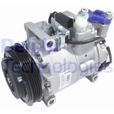 Image de DELPHI TSP0159378 compresseur De Climatisation Denso 7SEU16C PAG 46 avec huile AUDI: A4 B7 Avant, B6 Berline