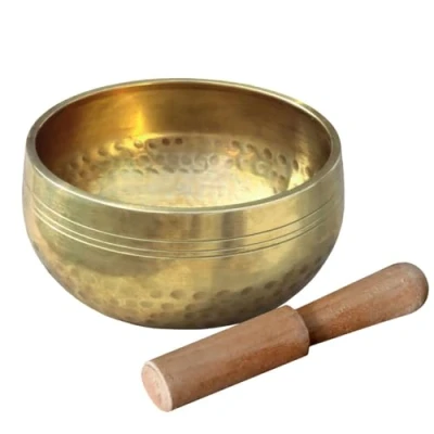 Image de Vivezen Bol chantant tibétain de méditation avec maillet Diam 10 cm