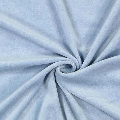 Image de Drap Housse d&#039;hiver en Coraline pyrénées Super Doux, Respirant et hypoallergénique, Coins caoutchoutés, réglables. Bleu Ciel, pour Berceau de 70 x 140 cm