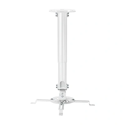 Image de Aisens CP04TSRE 133 Support Universel eco Rotatif, inclusif et Extensible de Plafond pour PROJECTEUR 13.5KG, Blanc