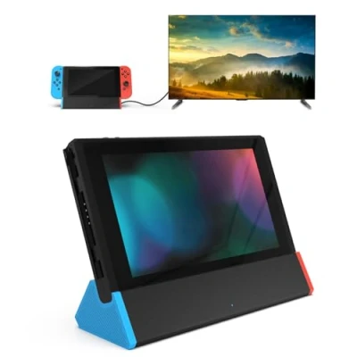 Image de SiWiQU Switch TV Dock Compatible avec Nintendo Switch/Switch OLED, 4K HDMI Type C Port 2 x USB Port, Chargeur Remplacement Officiel