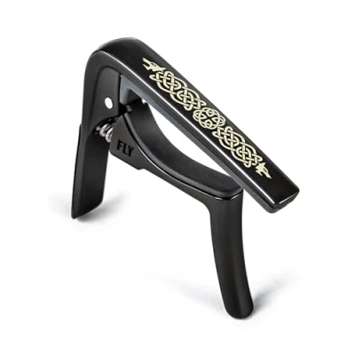 Image de JIM DUNLOP Capodastre anti mouches Motif nœud celtique Noir (63CBKC)