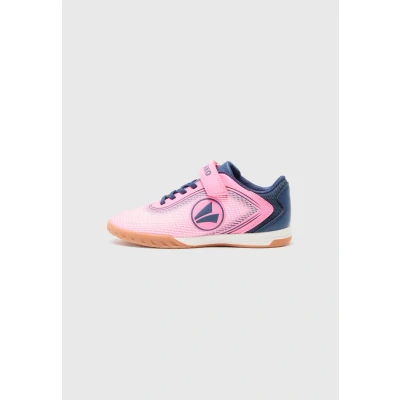 Image de JAKO JSI Course Unisex Baskets basses pour enfants, Taille: 29, Neon pink/dk navy Matière synthétique / textile