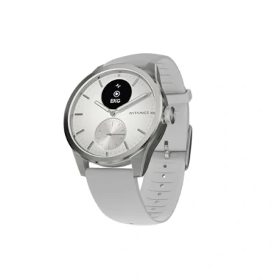 Image de WITHINGS ScanWatch 2 Montre connectée pour homme et femme, électrocardiogramme ECG, SpO2, température, suivi du sommeil, santé respiratoire, activités, calories, étanche, batterie de 30 jours, Android