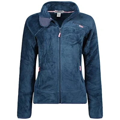 Image de Geographical Norway Upaline Polaire fine pour femme, avec fermeture éclair et manches longues, veste chaude, douce confortable l&#039;extérieur, l’automne, l’hiver, le printemps, XL
