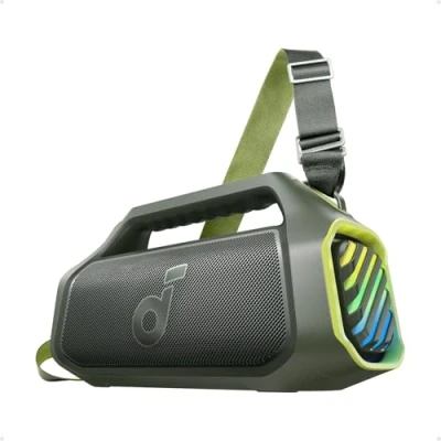 Image de Soundcore Boom 2 Plus Enceinte Bluetooth puissante, 140W, 2+2 canaux stéréo, BassUp 2.0,Charge Rapide 30W, 20h, IPX7, lumières RGB, USB C, pour l&#039;extérieur, Le Camping, la Plage et Jardin