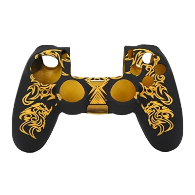 Image de Etui en Silicone Souple pour Manette 4(Jaune)