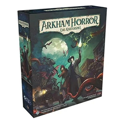 Image de Fantasy Flight Games, Arkham Horror LCG Jeu de Base Cartes 1 à 4 Joueurs partir 14 Ans et Plus 45 Minutes Allemand Multicolore