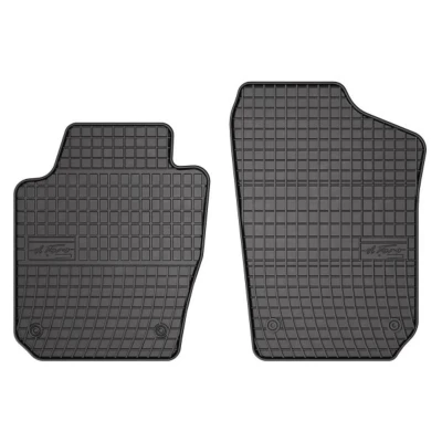 Image de FROGUM 0404P Ensemble de tapis sol Caoutchouc avant 2 noir Sur mesure VOLKSWAGEN: Polo V 3/5 portes, SEAT: Ibiza 4, SKODA: Fabia III 5 portes