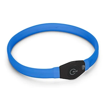 Image de Karlie Visio Light LED Poils Longs Bleu l 65 cm 2,5