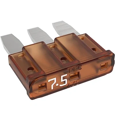 Image de AUPROTEC Micro 3 Fusibles à lame MikrOTO III 5A 15A fusible enfichable d&#039;automobile choix : 7,5A ampère brun, 20 pcs
