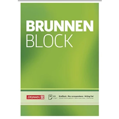 Image de Baier schneider &amp;briefpapierblock bloc format a5blanc lot de 50