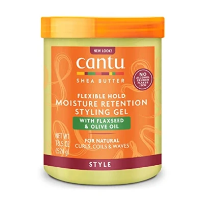 Image de Cantu shea butter styling gel flax seed + olive oil 18,5oz/524g (moisture retention)