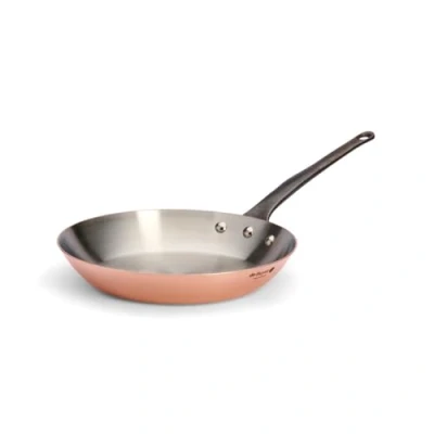 Image de De Buyer Poêle à frire en cuivre INOCUIVRE avec queue fonte d&#039;acier Diamètre 28 cm