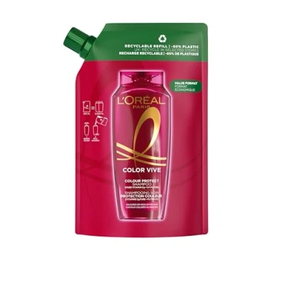Image de L’Oréal Paris Elseve Color Vive Eco recharge Shampooing Protection Couleur 500ml
