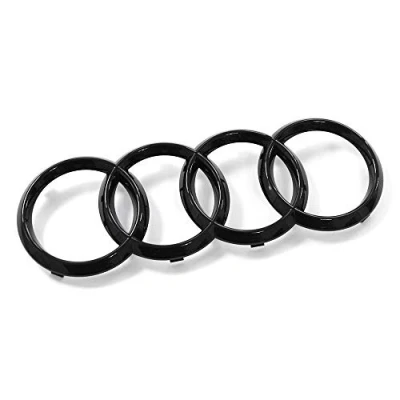 Image de Audi 80A071801 Black Edition Emblème Blackline Noir pour Calandre Facelift à partir de 06/2020
