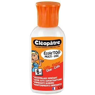 Image de Cléopatre AE70X Ecole&#039;Too Colle Multi matériaux avec Embout biberon Flacon 60 g