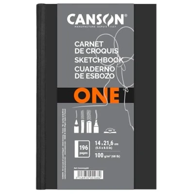 Image de CANSON One Carnet de croquis cousu 196 pages 14 x 21.6 cm 100g/m²