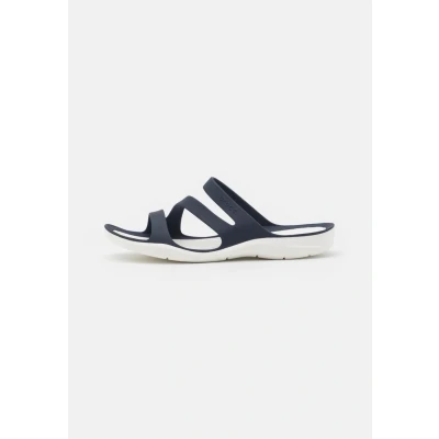 Image de Crocs Swiftwater Mules, Femme, Taille: 34/35, Navy/white Matière synthétique