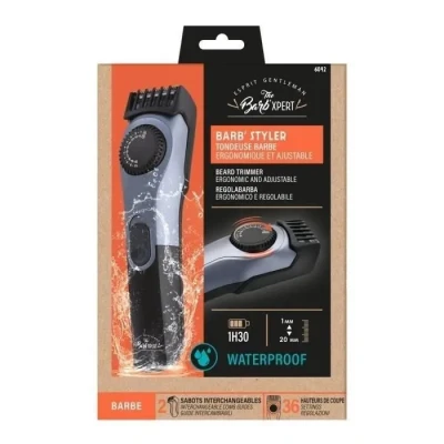 Image de Tondeuse barbe sur Batterie THE BARB&#039; XPERT 6042 Lithium 19 hauteurs de coupe Autonomie 1h 30 Indicateur LED