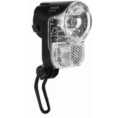 Image de Axa Pico 30 Lux Switch Koplamp LED (Naaf)Dynamo Zwart