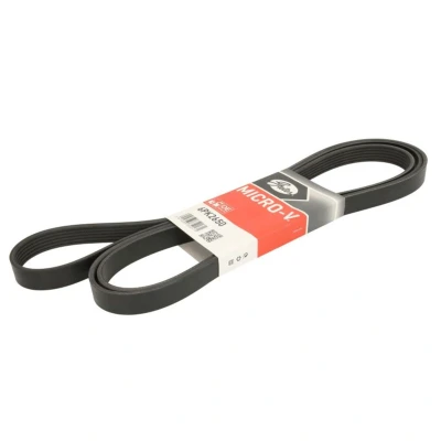 Image de GATES Micro V 6PK2650 Courroie Poly 2650 6 Polyester, EPDM (éthylène propylène diène caoutchouc) AUDI: A6 C5 Avant, Berline, A8 D2