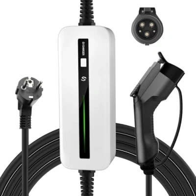 Image de Morec Type 1 ev Chargeur 2.2/3.6kw Voiture Electrique commutable 10/16A Cable de Recharge Câble Charge Standard US Schuko SAE J1772 EVSE 6m/20ft
