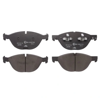 Image de ATE Ceramic 13.0470 7239.2 Jeu de plaquettes frein préparé pour indicateur d&#039;usure, contact signal d&#039;usure exclu BMW: X5, X6