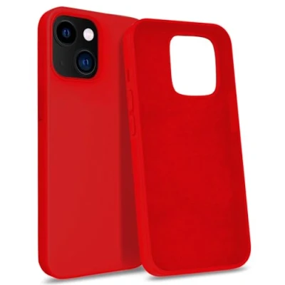 Image de MyGadget Coque Compatible avec Apple iPhone 13 Mini Case Protection Rigide Anti Choc Doublure Microfibre Rouge