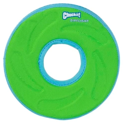 Image de Chuckit Zipflight Frisbee Flottant/Planant un Jouet Polyvalent pour Chien Taille M couleur aléatoire