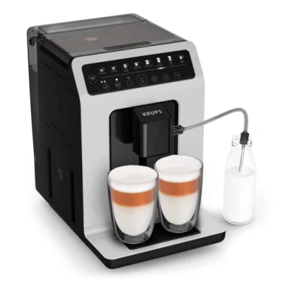 Image de KRUPS Machine à café automatique, 7 Boissons préréglées, Cappuccino, Expresso, lactées, Système One Touch, Fabriqué en France, Evidence Eco Design YY4660FD, Nube