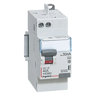 Image de Legrand Interrupteur differentiel bipolaire 2P type A 30mA arrivée/départ haut auto 40A