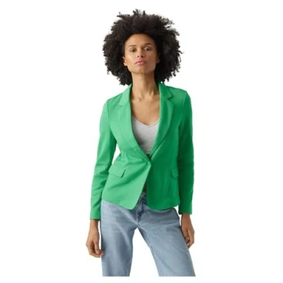 Image de VERO MODA VMJULIA LS Blazer DNM Noos Court, Vert Vif, 42 Femme