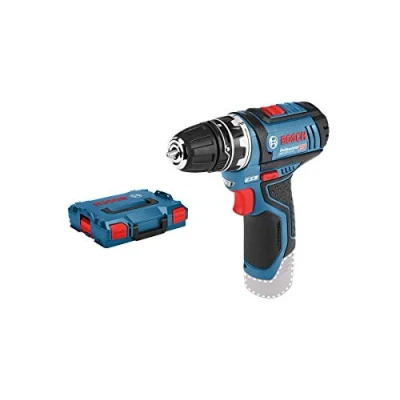 Image de Bosch Professional 12V System perceuse visseuse sans fil GSR 15 FC (avec mandrin de GFA 12 B, batterie ni chargeur, dans L BOXX) système FlexiClick Noir