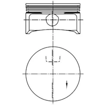 Image de Piston KOLBENSCHMIDT 99741601