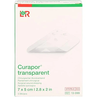 Image de Curapor® Transparent Pansement chirurgical, stérile 7 cm x 5