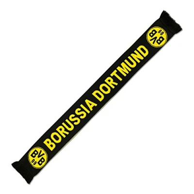 Image de Borussia Dortmund Mixte Foulard &quot;Borussia Dortmund&quot; (en Anglais) charpe, Noir jaune, Taille unique EU
