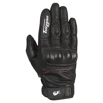 Image de Furygan TD21 Gants de Moto Homme Paume 100% Cuir &amp; Perforé d&#039;été Ventilation optimale Protection Métacarpes D3O Tailles différentes.
