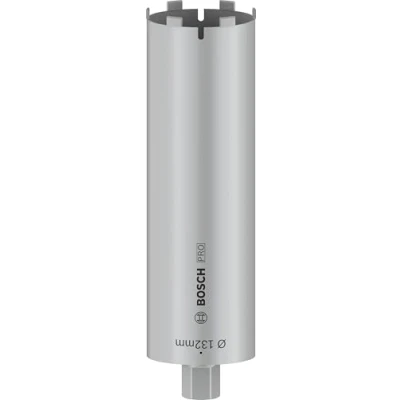 Image de Bosch 2608601411 Couronne de forage à sec diamantée 1 1/4&quot; UNC best for universal 132 mm 400 6 segments 11,5 Argent