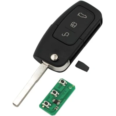 Image de Télécommande Clé à Distance Coque étui plip sportage pour Ask 433MHz Keyless Entry Remote Key Fob Ford Focus Mondeo C Max S Galaxy Fiesta