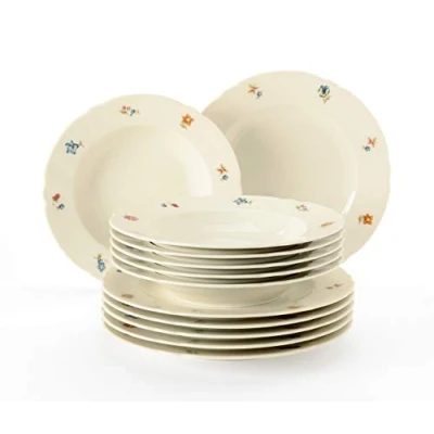 Image de Seltmann Weiden Marieluise 001.716503 Service de table 12 pièces Motif mer fleurs