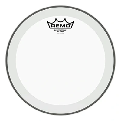 Image de Remo Powerstroke 4 P4 0310 BP Peau de tambour Transparent 10&quot;