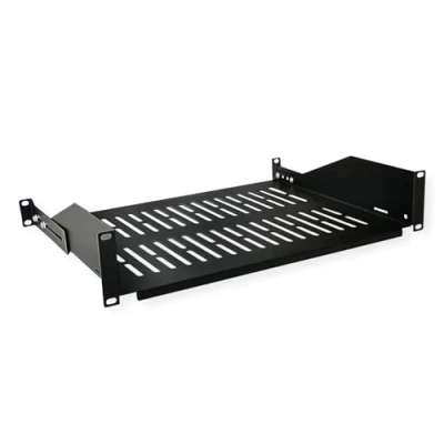 Image de VALUE Support d&#039;appareils 19&quot;, 485 x 350mm, Max. 25kg, Noir