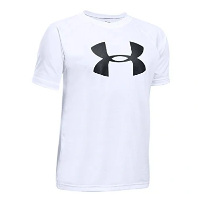 Image de Under Armour Garçon Taille Unique Blanc (100)/Noir.