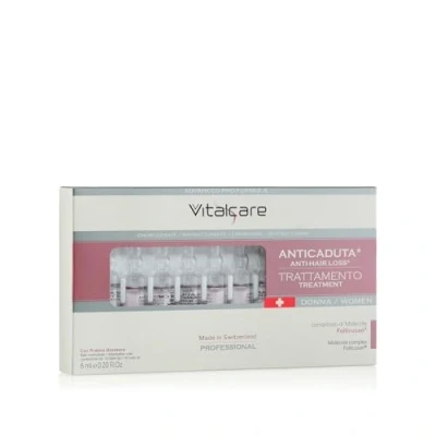 Image de Vitalcare Swiss Traitement anti chute pour femme, énergisant, restructurant, au complexe moléculaire Follicusan, 10 flacons femme de 6 ml, avec distributeur pratique