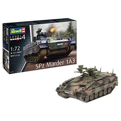 Image de Revell 03326 maquette de Char à Construire SPZ Marder 1A3 échelle 1/72 niveau 4/5 Voiture Maquette, 03326, Multicolore,